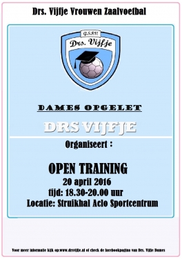 Open training dames